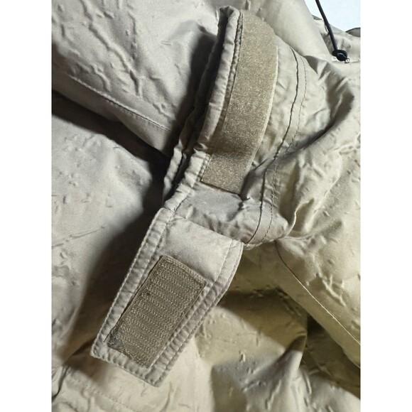 Cabelas Jacket Men XL Tan GoreTex Goose Down Removable Hood Hunting Coat Vintage - Picture 13 of 16